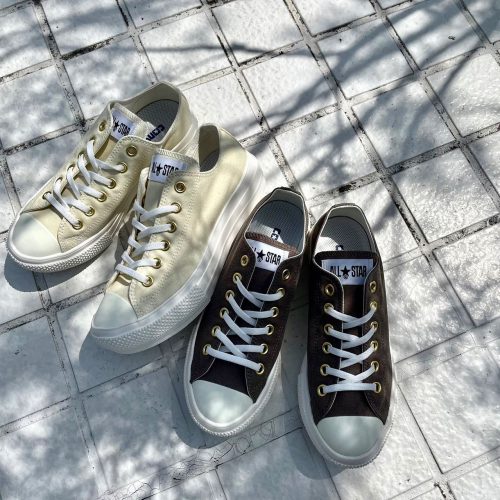 . New arrival... . . 【CONVERSE】 AS LIGHT PLTS GE OX CREAM TAUPE ¥7,700- .