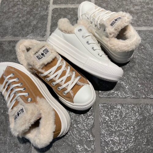 . New Arrival... . . 【CONVERSE】 AS LIGHT PLTS BOA COLLAR OX OFF WHITE CAMEL ¥8,800- . . @abc_mart_japan