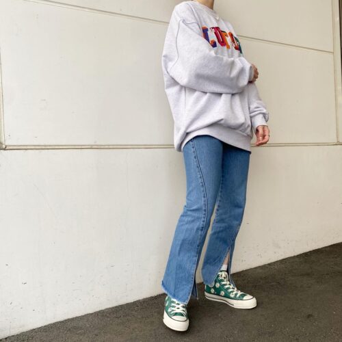 . New Arrival... . . 【CONVERSE】 AS (R) DAISYFLOWER HI SPRING GREEN ¥13,200- . . @abc_mart_japan @abcmart_grandstage
