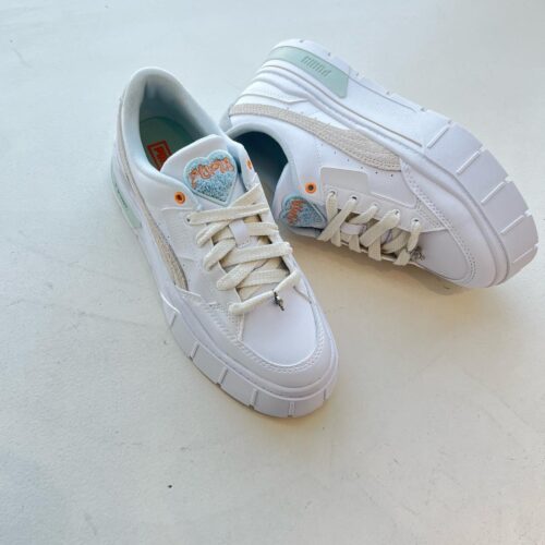 . New Arrival... . . 【PUMA】 W MAYZE STACK IWD 392102 01 WHT/ICE FLOW ¥14,300- . . @abc_mart_japan @abcmart_grandstage