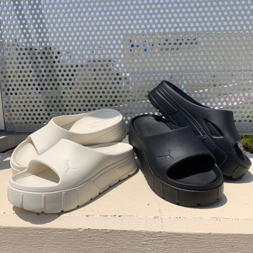. New Arrival... . . 【PUMA】 W MAYZE STACK INJEX WNS 04 BLK 05 FROSTED IVORY ¥7,700- . . @abc_mart_japan @abcmart_grandstage