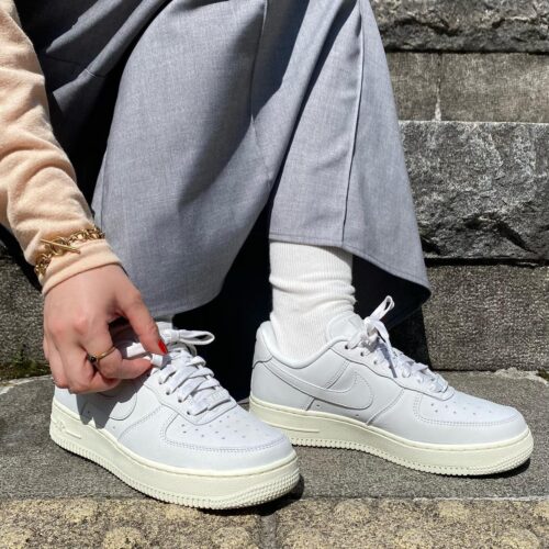 . New Arrivals... . . 【NIKE】 W AIR FORCE1 PRM MF 100STWHT/STWHT 601PERPK/PERPK ¥15,400- . . @abc_mart_japan @abcmart_grandstage