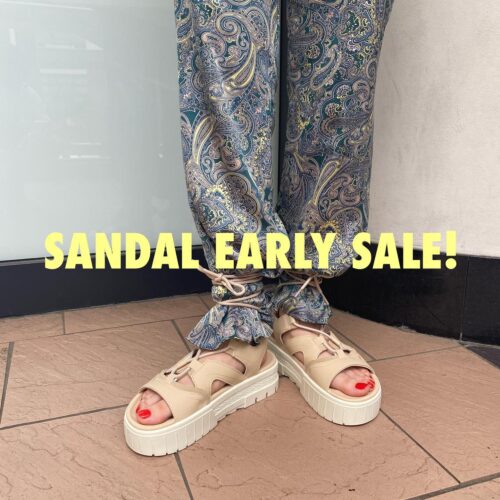 SANDAL EARLY SALE! . サンダルがレジにて10%OFFとなります。 新作アイテムもお求めやすくなるこの機会に ぜひGETしてください！ 皆様のご来店を心よりお待ちしております。 . ※一部対象外商品がございます。詳細はスタッフまで。 . . 【PUMA】 MAYZE SANDAL LACES 01 GRANOLA ¥10,450- . .