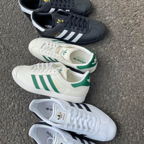 . New Arrival... . . 【ADIDAS】 GAZELLE ID6112/6113/6114 *CORE/FTWR/GOLD *FTWR/CORE/GOLD *CLOU/DARK/GOLD . . @abc_mart_japan @abcmart_grandstage