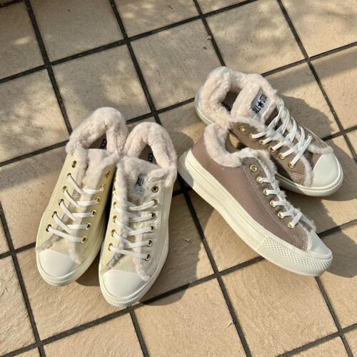 . New Arrivals... . . 【CONVERSE】 AS LIGHT PLTS BOACOLLAR OX CREAM GREIGE ¥9,350- . . @abc_mart_japan @abcmart_grandstage