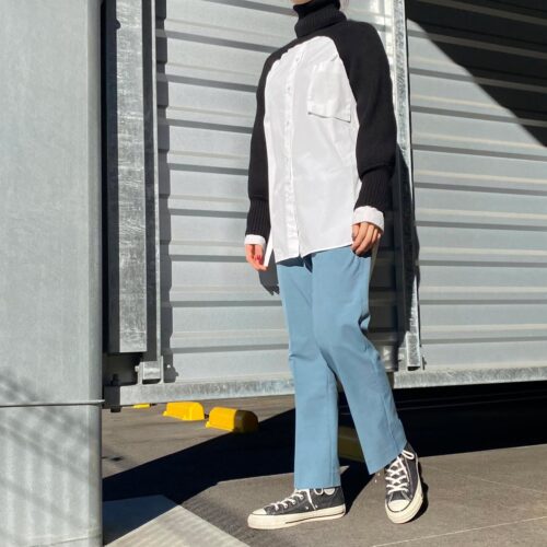 . New Arrival... . . 【CONVERSE】 AS US AGEDDENIM HI AGED BLACK ¥14,300- . . @abc_mart_japan @abcmart_grandstage