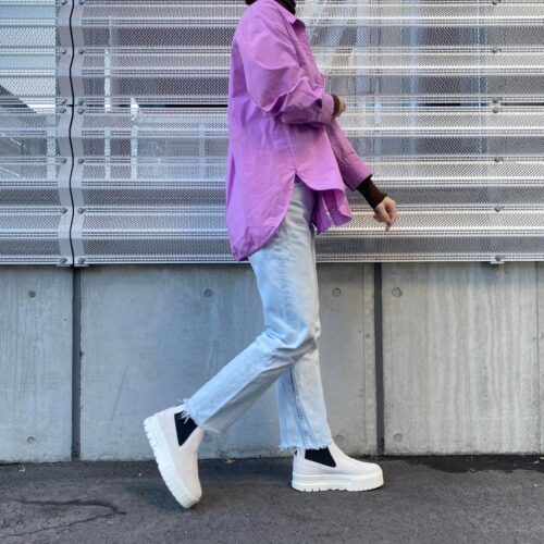 . New Arrival... . . 【PUMA】 MAYZE CHELSEA SUEDE 01 BLACK 02MARSHMALLOW ¥17,050- . . @abc_mart_japan @abcmart_grandstage