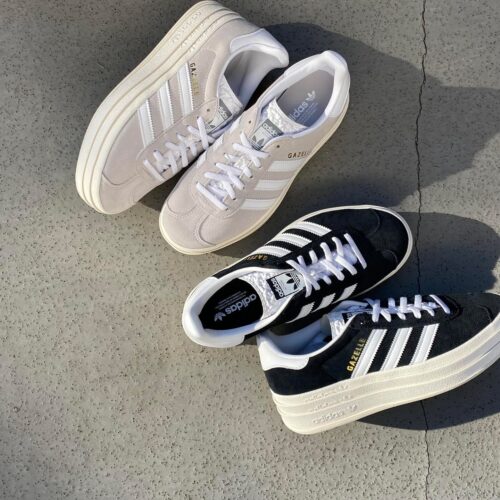 . Recommend... . . 【ADIDAS】 GAZELLE BOLD W HQ6893 GRET/FTWW/CWHI HQ6912 CORE/FTWR/CORE ¥15,400- . . @abc_mart_japan @abcmart_grandstage