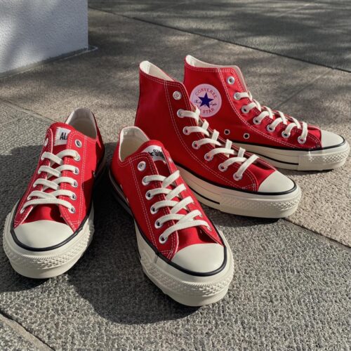 . Recommend... . . 【CONVERSE】 CANVAS AS J HI/OX RED ¥14,300- . . @abc_mart_japan @abcmart_grandstage