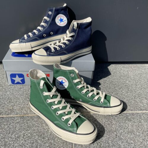 . New Arrival... . . 【CONVERSE】 CANVAS ALL STAR J 80s HI GREEN NAVY ¥17,600- . . @abc_mart_japan @abcmart_grandstage