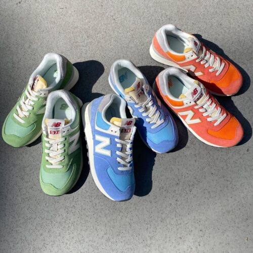 . New Arrival... . . 【NEW BALANCE】 U574 BLUE(RCA) ORANGE(RCB) GREEN(RCC) ¥11,990- . . @abc_mart_japan @abcmart_grandstage