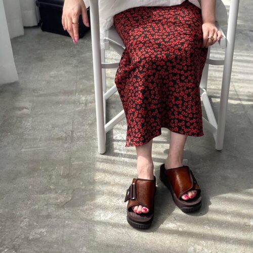 . SHAKA POP UP !! . 4/26(FRI)〜5/20(MON) . . 【SHAKA】 X-PACKER PLATFORM COWHAIR THRBRED ¥16,500- . .