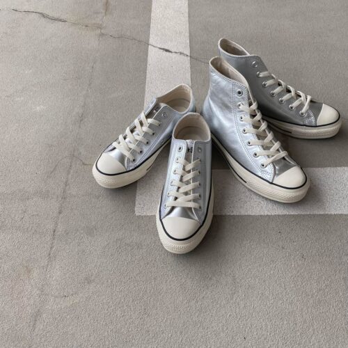. New Arrival... . . 【CONVERSE】 LEATHER AS (R) HI / OX SILVER ¥15,950- / ¥15,400- . . @abc_mart_japan @abcmart_grandstage