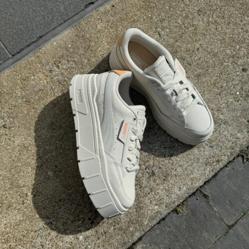. New Arrival... . . 【PUMA】 W MAYZE STACK SOFT 07WARM WHITE ¥15,400- . . @abc_mart_japan @abcmart_grandstage