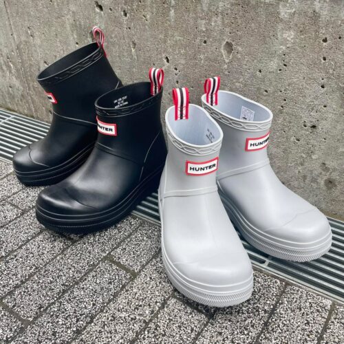 . New Arrival... . . 【HUNTER】 U PLAY MOLDED BOOT BLACK SILVER ¥12,100- . . @abc_mart_japan