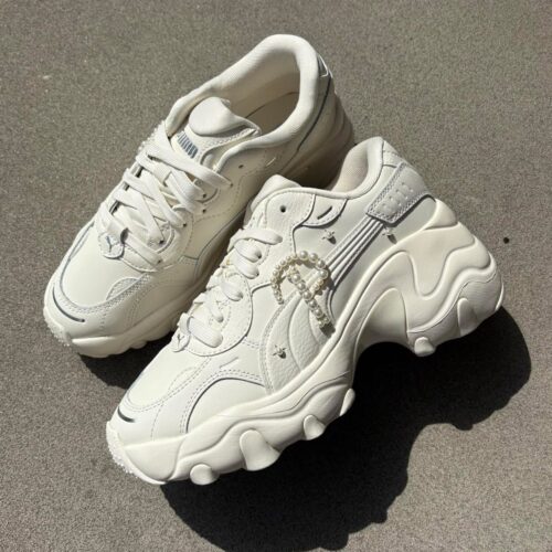 . New Arrival... . . 【PUMA】 PULSAR WEDGE PEARL F.IVORY/WHT ¥15,400- . . @abc_mart_japan