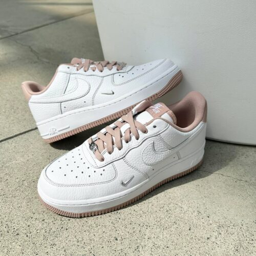 . New Arrival... . . 【NIKE】 W AIR FORCE1 '07 MINI JEWEL 100 WHT/PARPIN ¥17,380- . . @abc_mart_japan