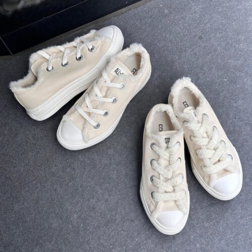 . New Arrival... . . 【CONVERSE】 AS LT PT BIGEYELETS MANYBOA OX CREAM ¥11,000- . . @abc_mart_japan